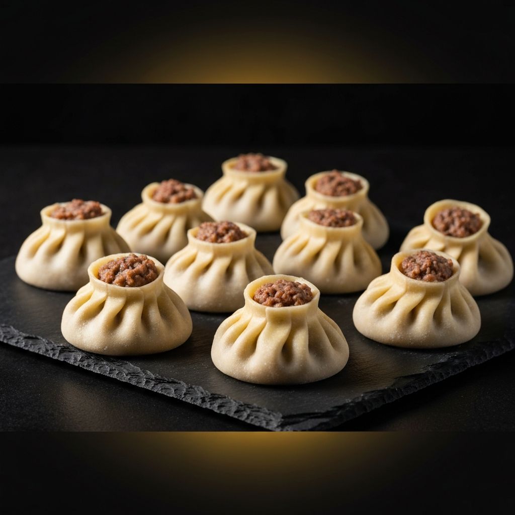 Манты с говядиной